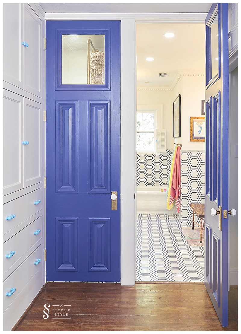 Kids Bathroom Makeover The Blue Doors A Storied Style